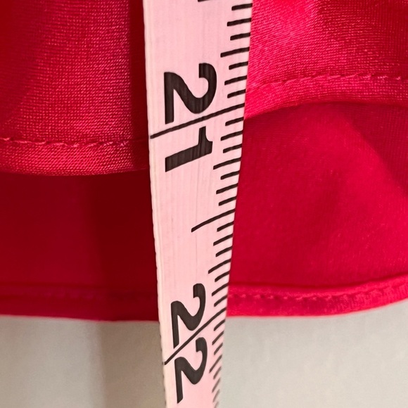 Women’s New Deadstock Victoria’s Secret Babydoll Nighty Top Satin Red Size Large - Picture 11 of 12